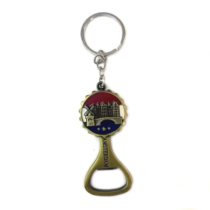 Schlüsselanhänger · Amsterdam Schlüsselanhänger mit Amsterdam-Motiv – Beispiel für ein Touristensouvenir