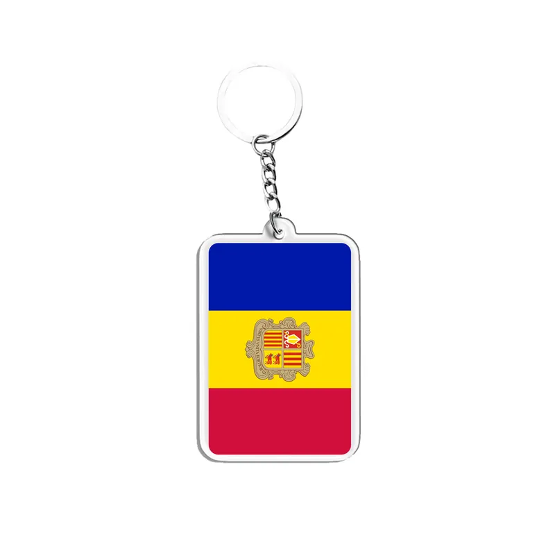 Schlüsselanhänger · Andorra la Vella Schlüsselanhänger mit Andorra la Vella-Motiv – Beispiel für ein Touristensouvenir
