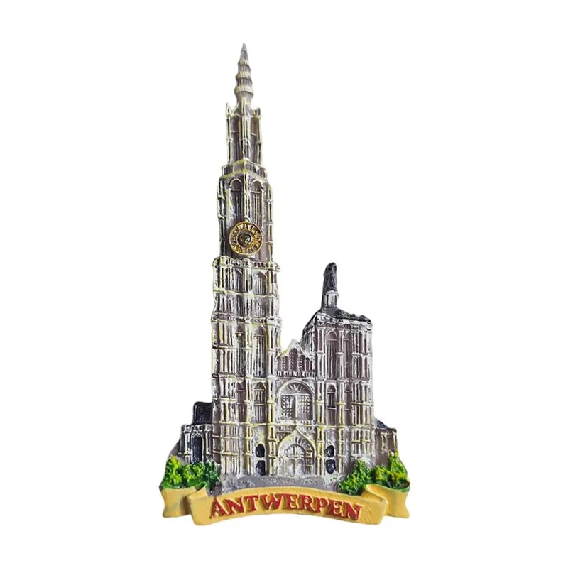 Fridge magnet · Antwerp Fridge magnet with a Antwerp motif — example of a tourist souvenir