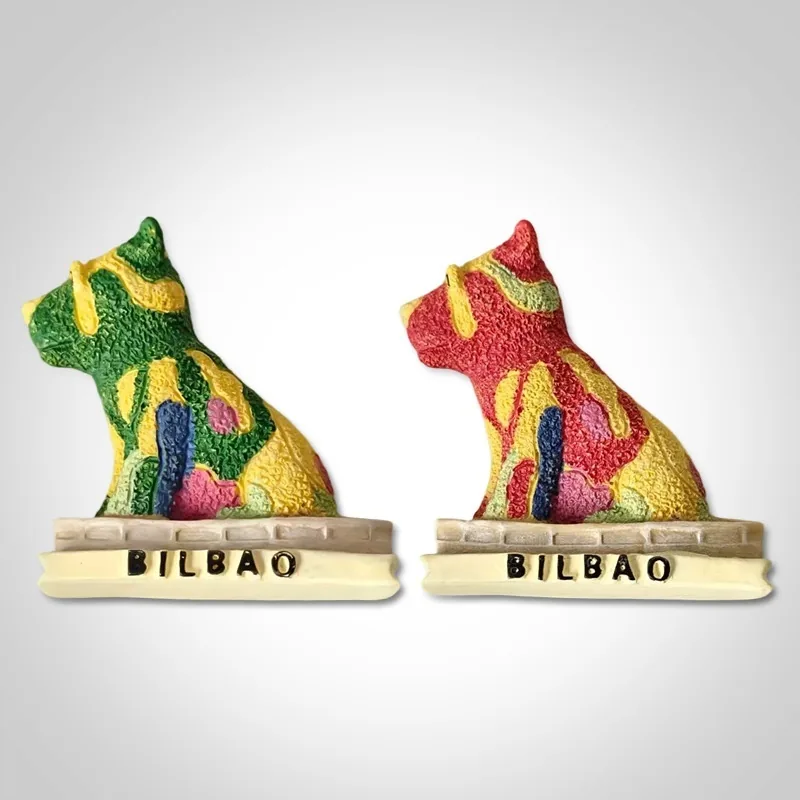 Kühlschrankmagnet mit Bilbao-Motiv – Beispiel für ein Touristensouvenir
