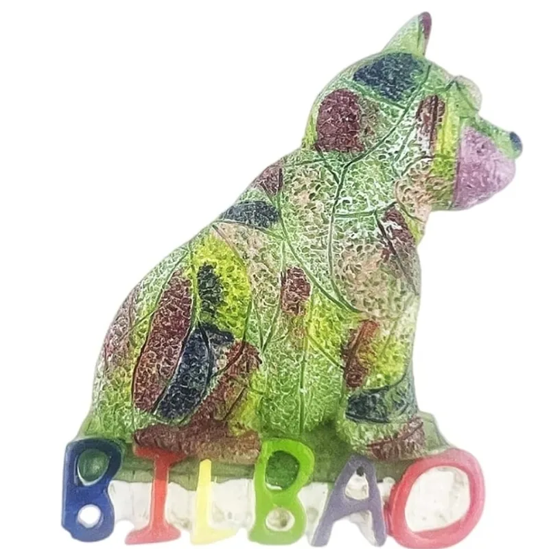 Fridge magnet with a Bilbao motif — example of a tourist souvenir