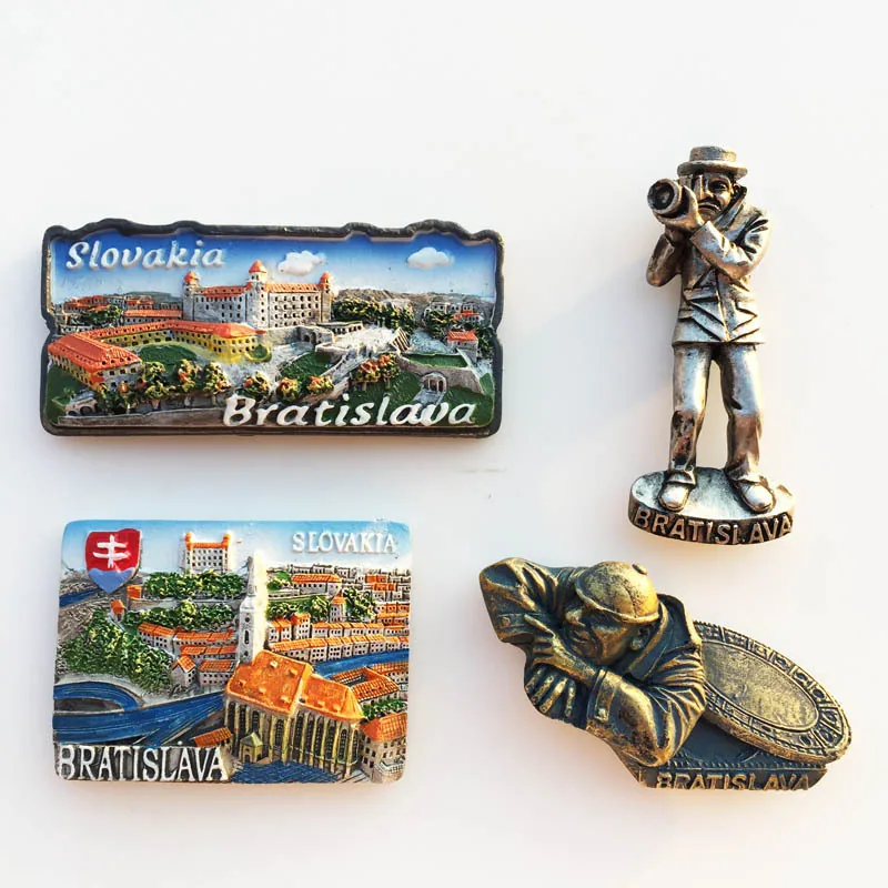 Fridge magnet · Bratislava Fridge magnet with a Bratislava motif — example of a tourist souvenir