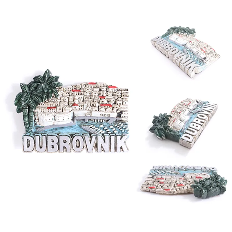 Kühlschrankmagnet mit Dubrovnik-Motiv – Beispiel für ein Touristensouvenir