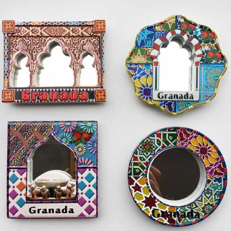 Fridge magnet with a Granada motif — example of a tourist souvenir