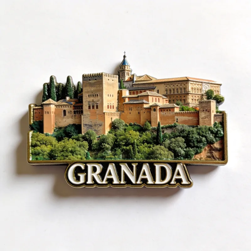 Fridge magnet · Granada Fridge magnet with a Granada motif — example of a tourist souvenir