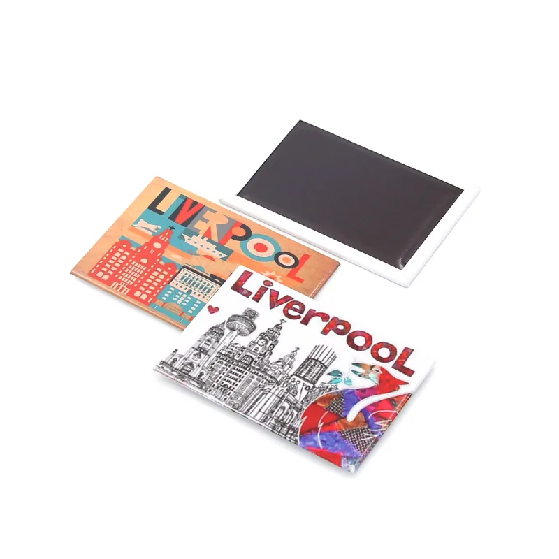 Kühlschrankmagnet · Liverpool Kühlschrankmagnet mit Liverpool-Motiv – Beispiel für ein Touristensouvenir