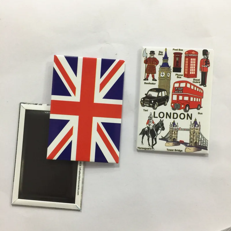 Kühlschrankmagnet mit London-Motiv – Beispiel für ein Touristensouvenir