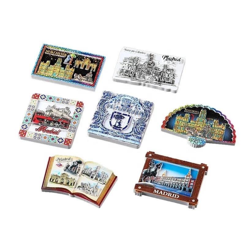 Fridge magnet · Madrid Fridge magnet with a Madrid motif — example of a tourist souvenir