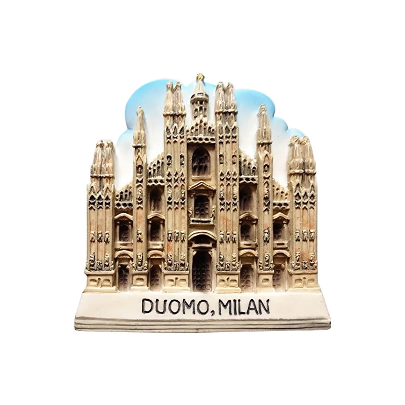 Kühlschrankmagnet mit Mailand-Motiv – Beispiel für ein Touristensouvenir