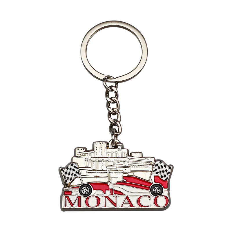 Keychain with a Monaco and Monte-Carlo motif — example of a tourist souvenir