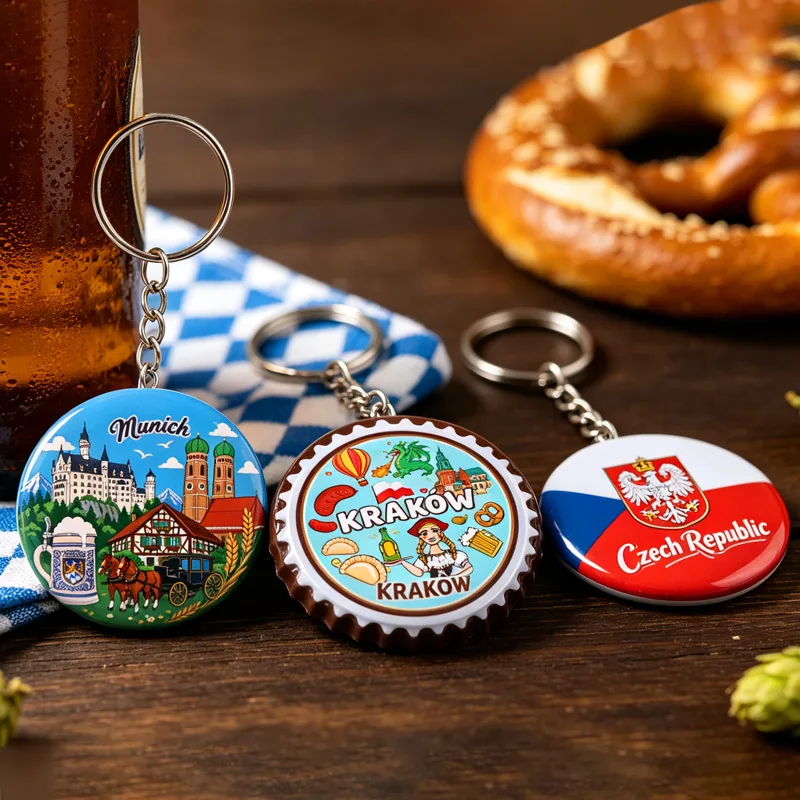 Keychain · Munich Keychain with a Munich motif — example of a tourist souvenir