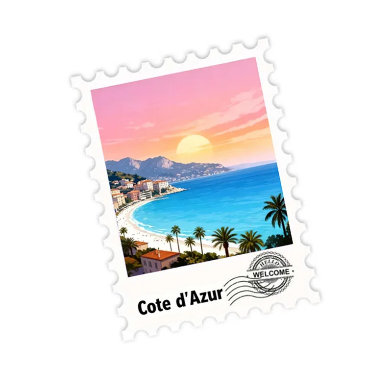 Kühlschrankmagnet mit Nizza-Motiv – Beispiel für ein Touristensouvenir