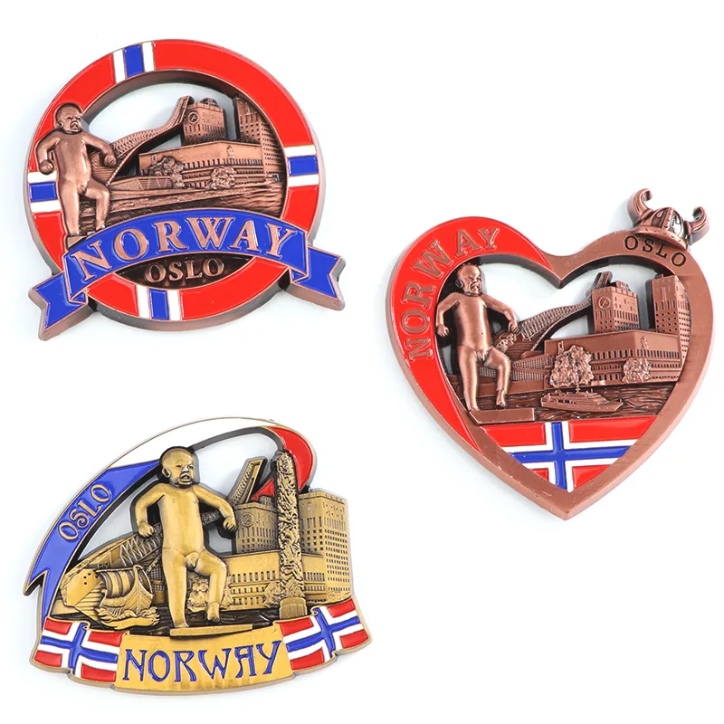 Kühlschrankmagnet mit Oslo-Motiv – Beispiel für ein Touristensouvenir