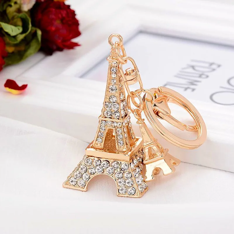 Keychain with a Paris motif — example of a tourist souvenir