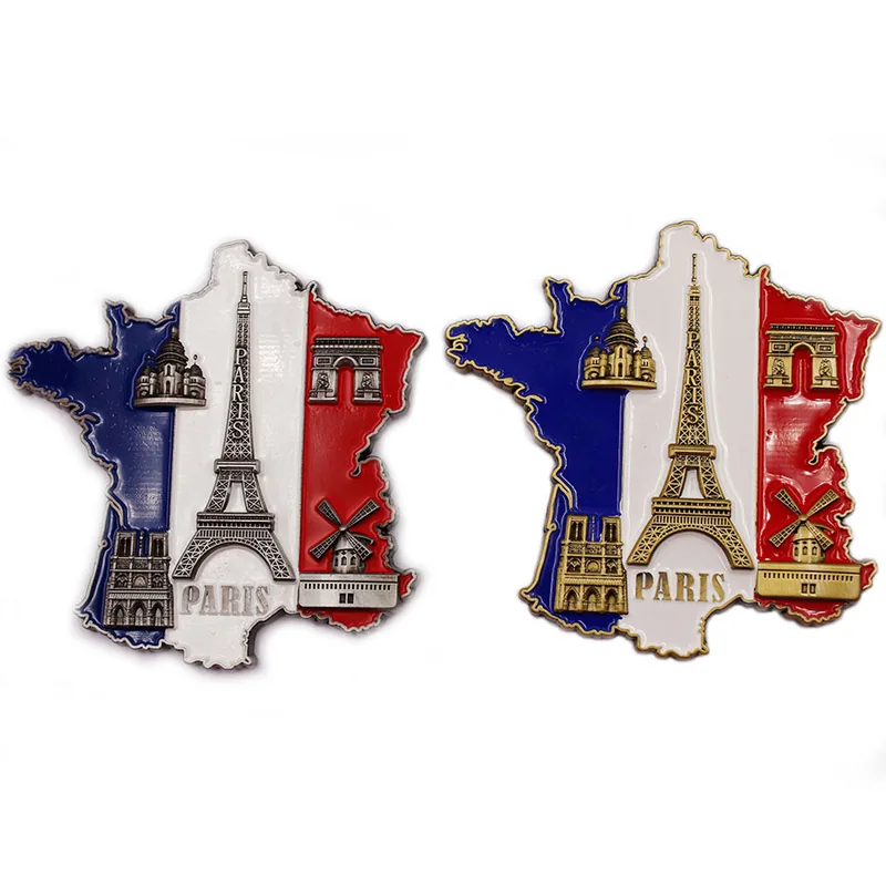 Kühlschrankmagnet · Paris Kühlschrankmagnet mit Paris-Motiv – Beispiel für ein Touristensouvenir