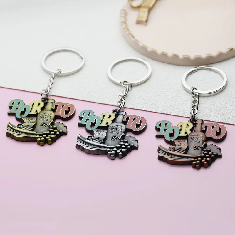 Keychain with a Porto motif — example of a tourist souvenir