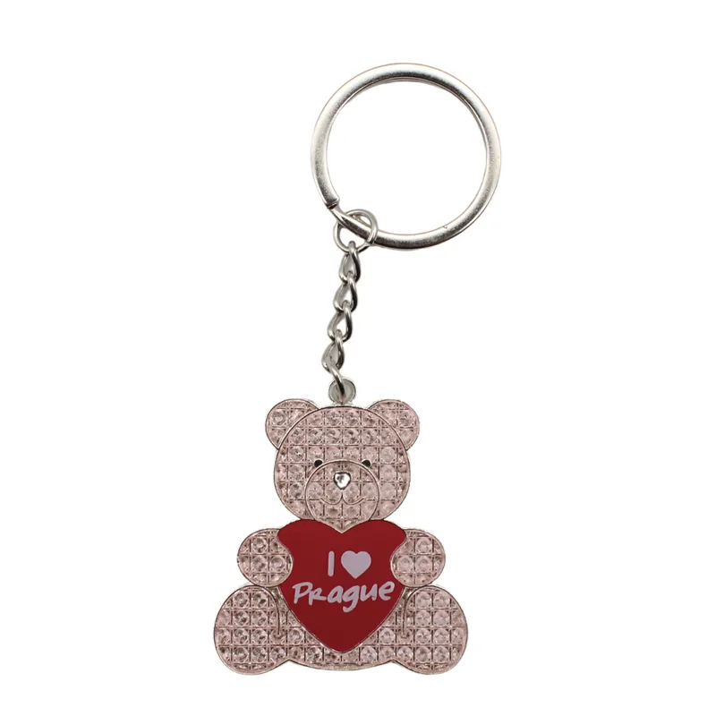 Keychain · Prague Keychain with a Prague motif — example of a tourist souvenir