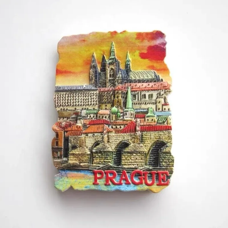 Kühlschrankmagnet mit Prag-Motiv – Beispiel für ein Touristensouvenir