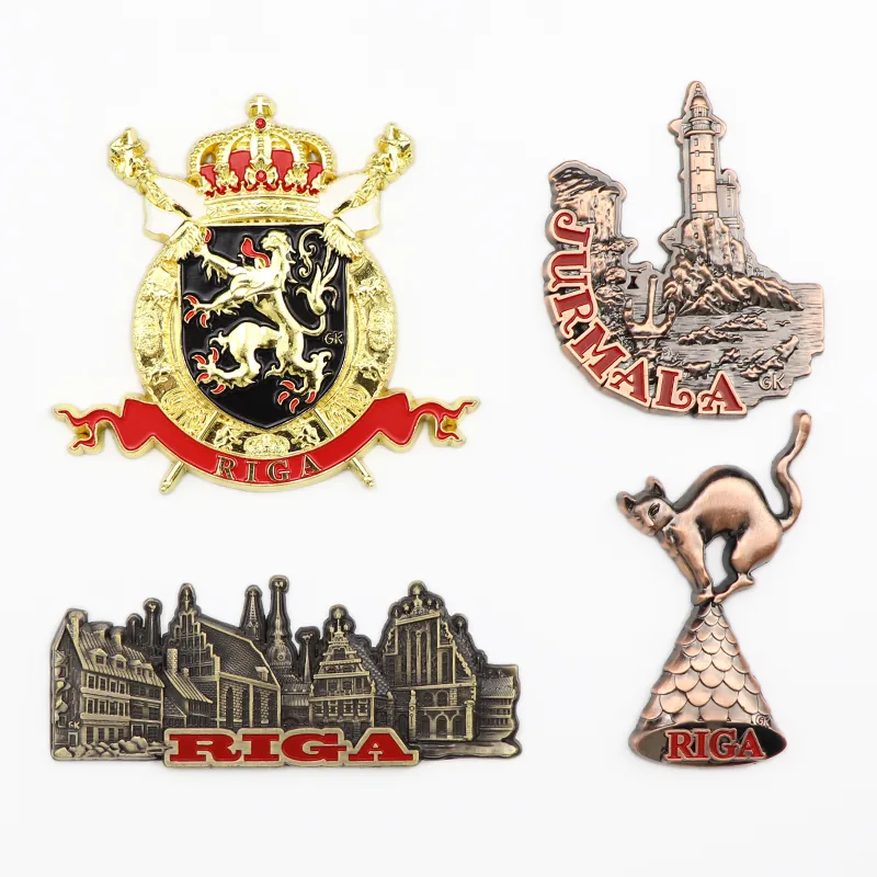 Fridge magnet with a Riga motif — example of a tourist souvenir