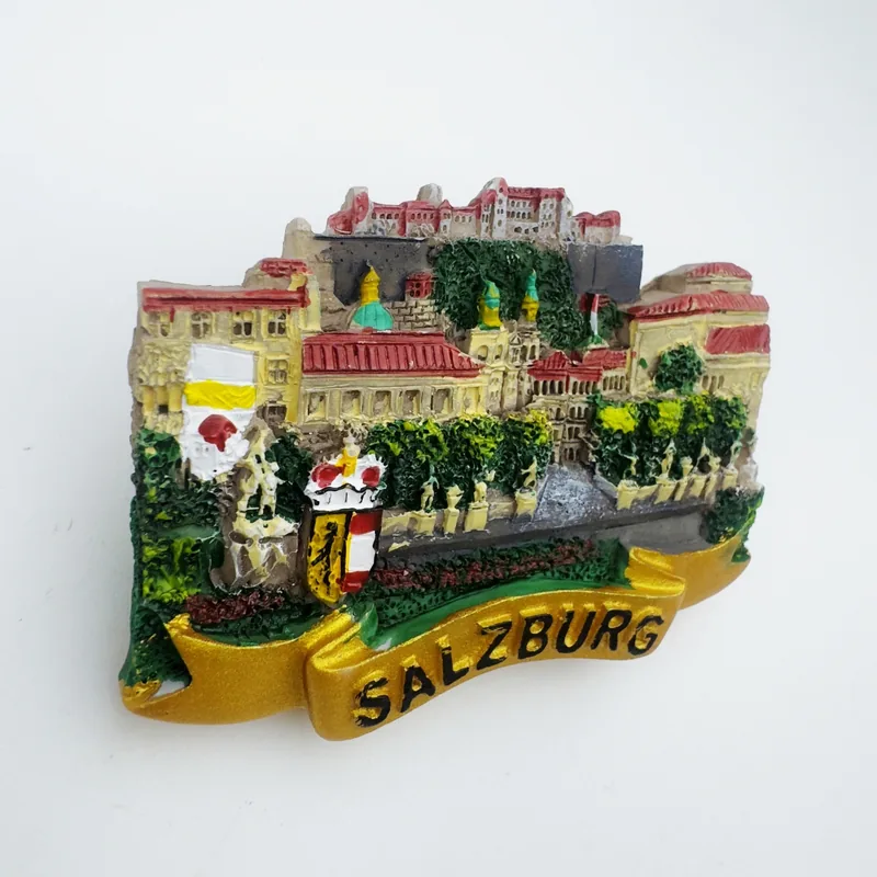 Kühlschrankmagnet · Salzburg Kühlschrankmagnet mit Salzburg-Motiv – Beispiel für ein Touristensouvenir
