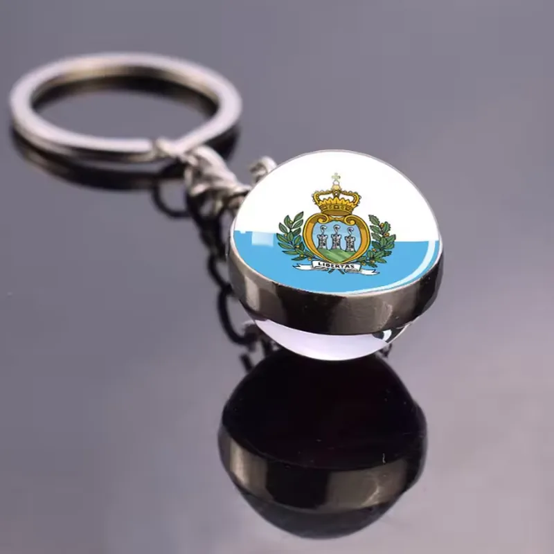 Schlüsselanhänger mit San Marino (Stadt)-Motiv – Beispiel für ein Touristensouvenir
