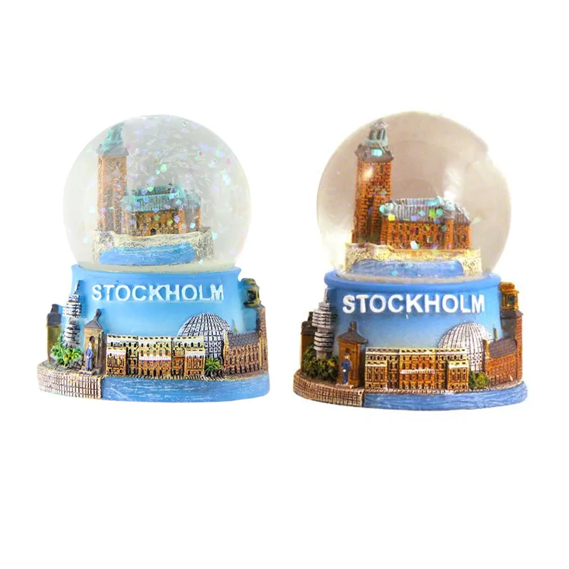Fridge magnet with a Stockholm motif — example of a tourist souvenir