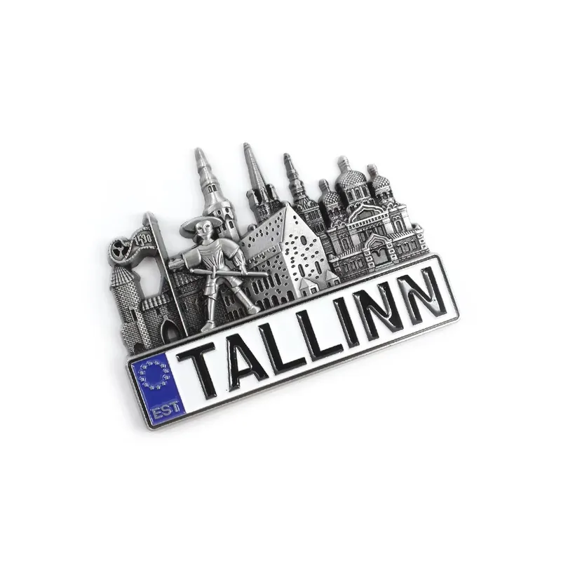 Kühlschrankmagnet mit Tallinn-Motiv – Beispiel für ein Touristensouvenir