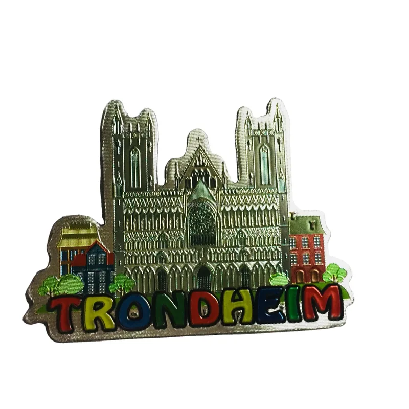 Kühlschrankmagnet · Trondheim Kühlschrankmagnet mit Trondheim-Motiv – Beispiel für ein Touristensouvenir
