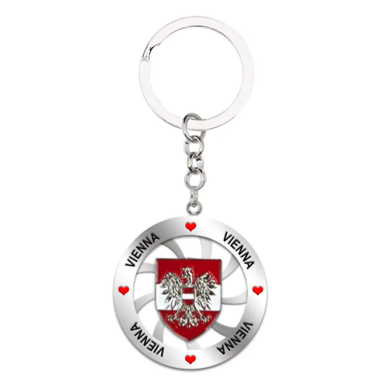 Keychain with a Vienna motif — example of a tourist souvenir